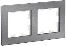 Рамка универсальная Systeme Electric AtlasDesign Nature 2-м. мрамор айс грей картинка